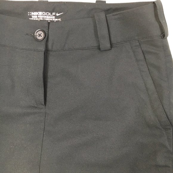 Nike Golf Dri Fit Tour Performance Black Skort EUC - Picture 2 of 13